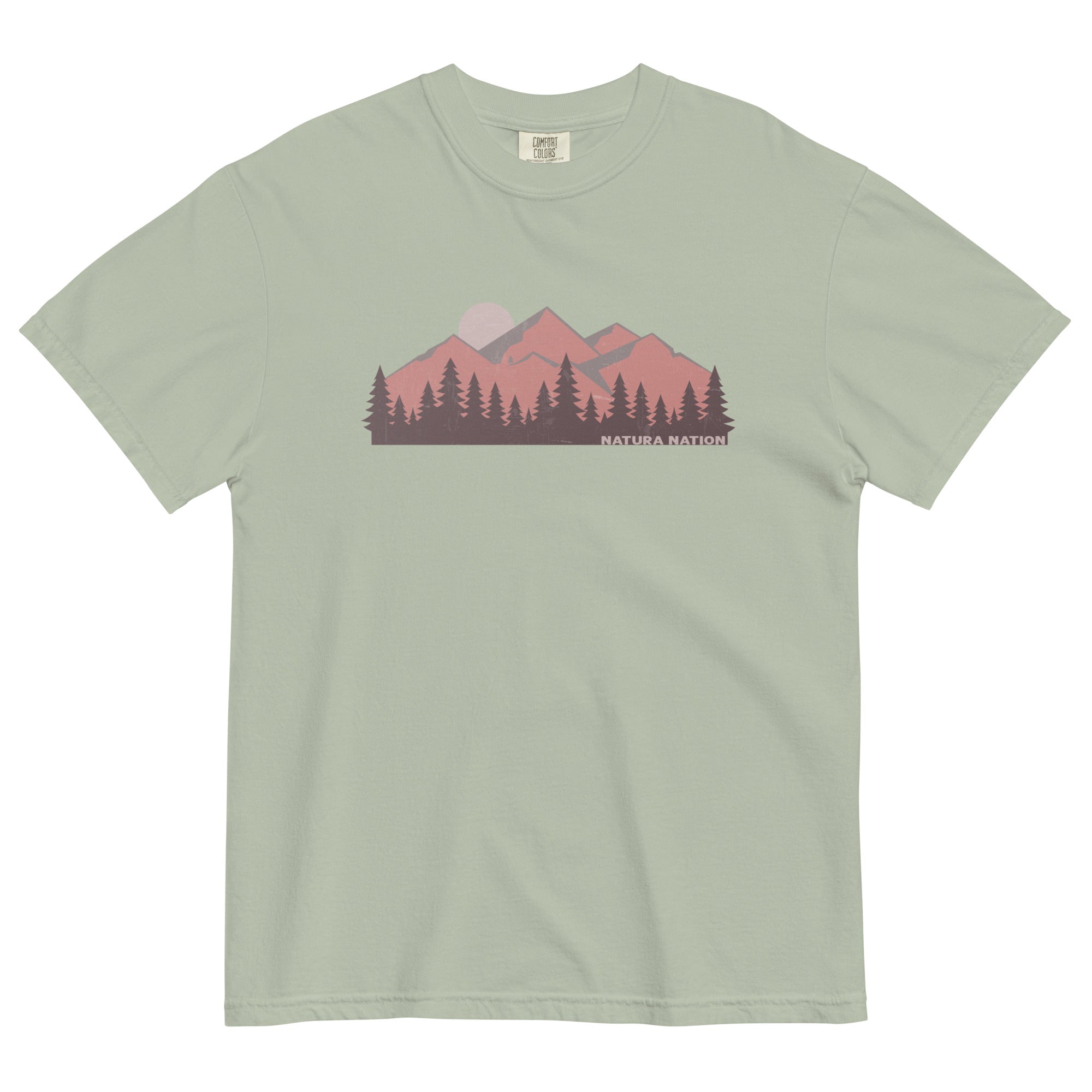 Majestic Mountain Peaks Heavyweight T-Shirt