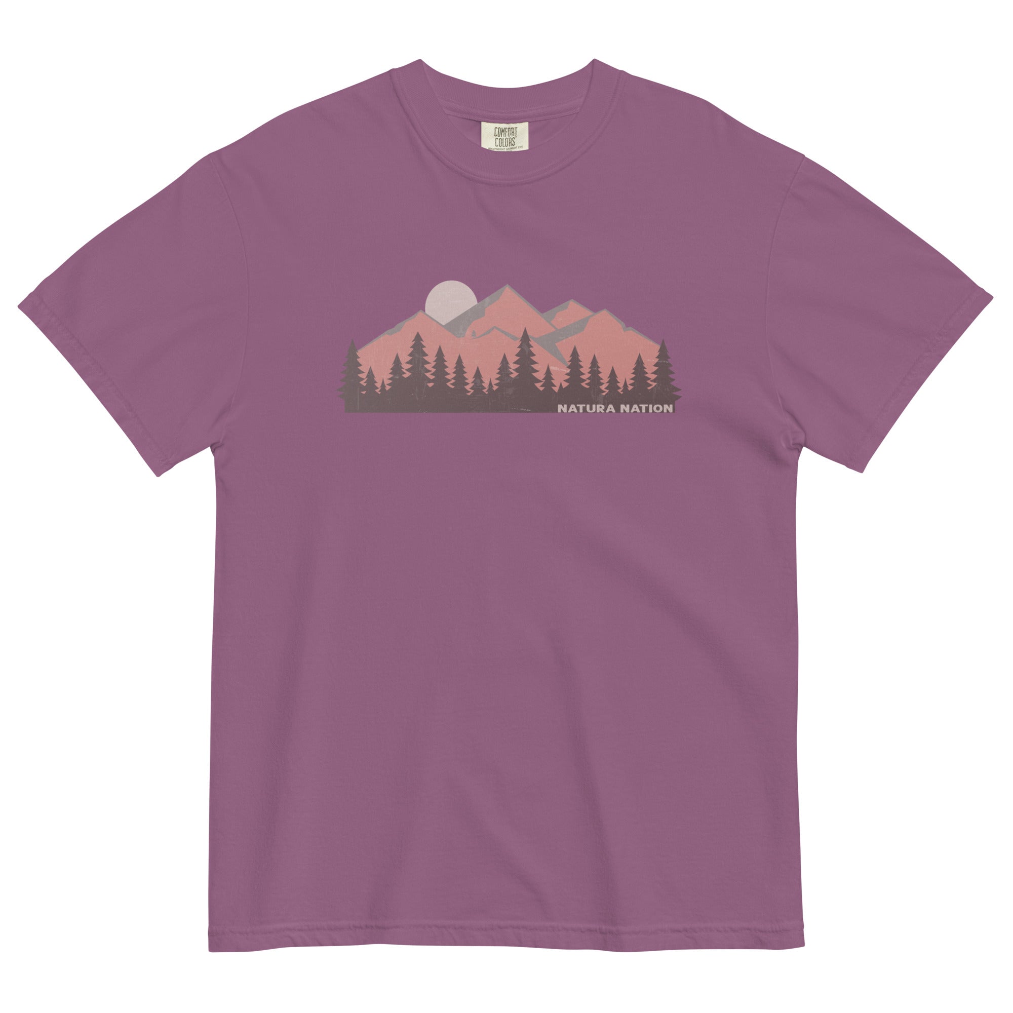 Majestic Mountain Peaks Heavyweight T-Shirt