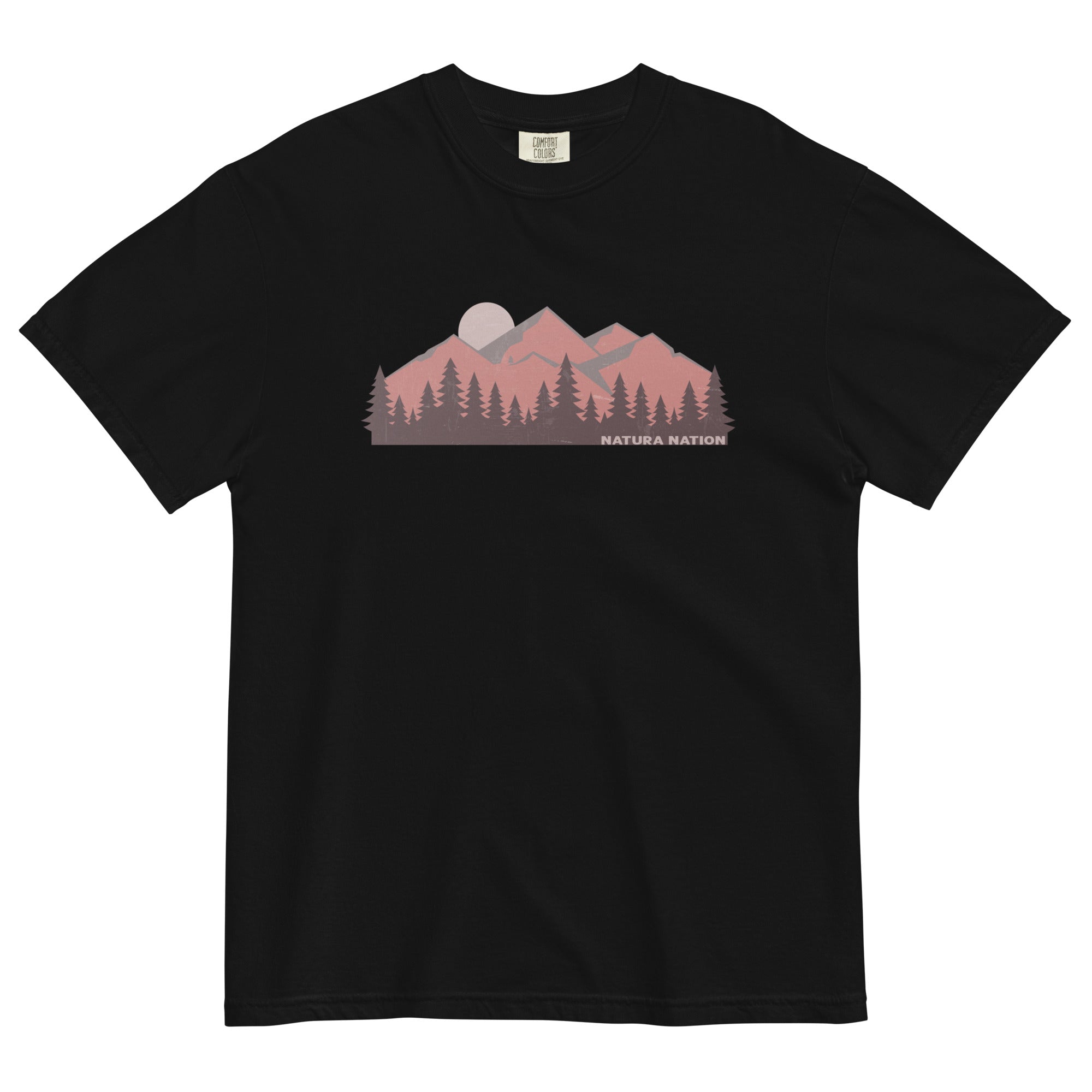 Majestic Mountain Peaks Heavyweight T-Shirt