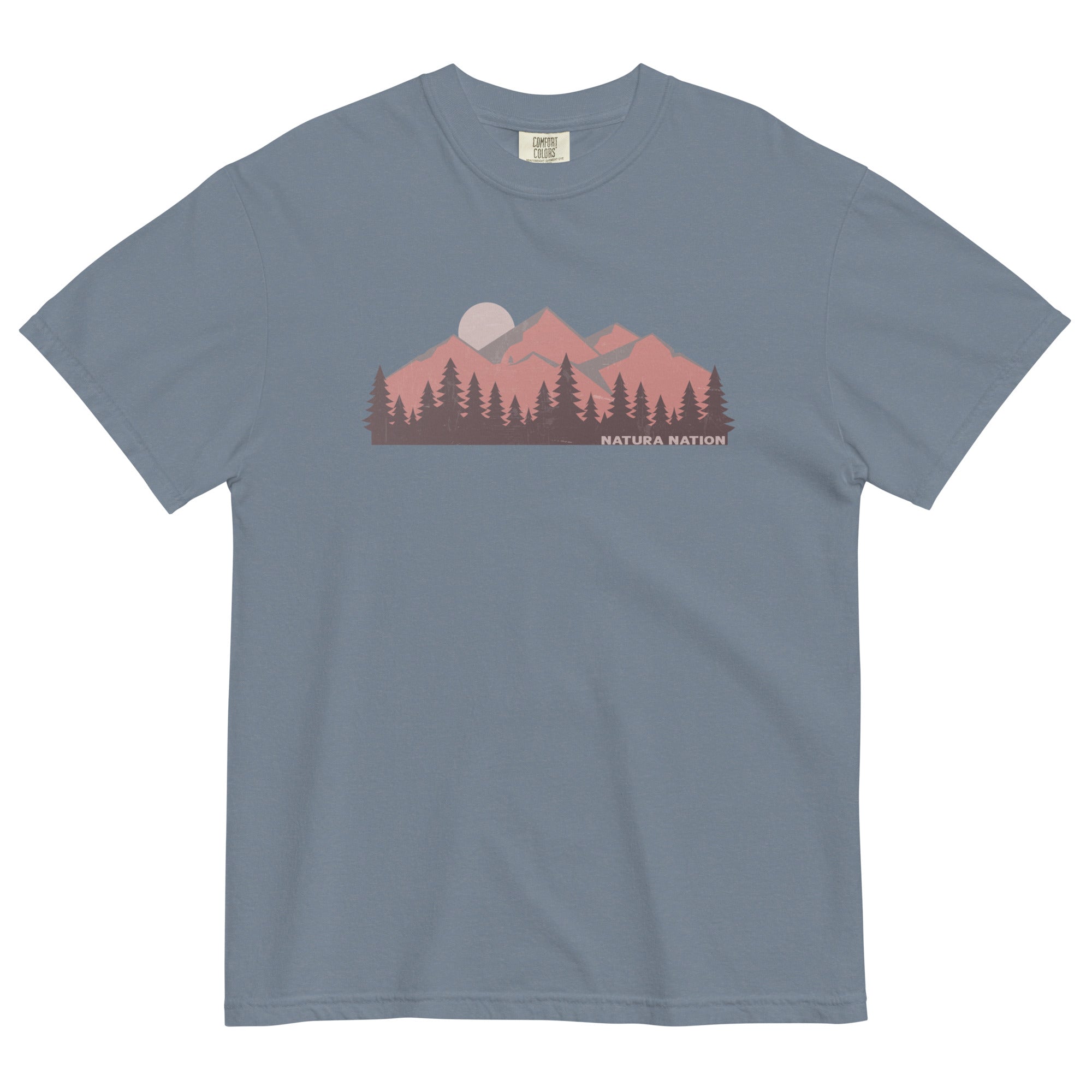 Majestic Mountain Peaks Heavyweight T-Shirt