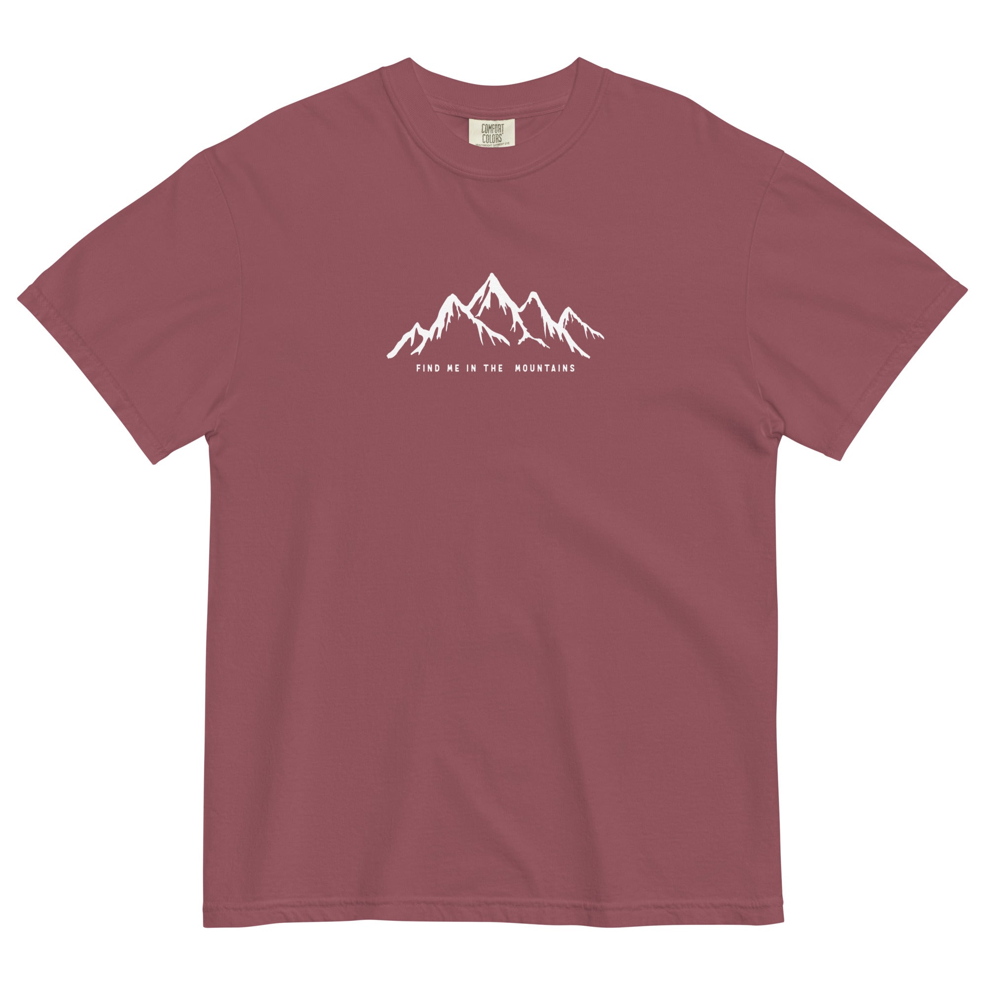 Find Me In The Mountains Heavyweight T-Shirt