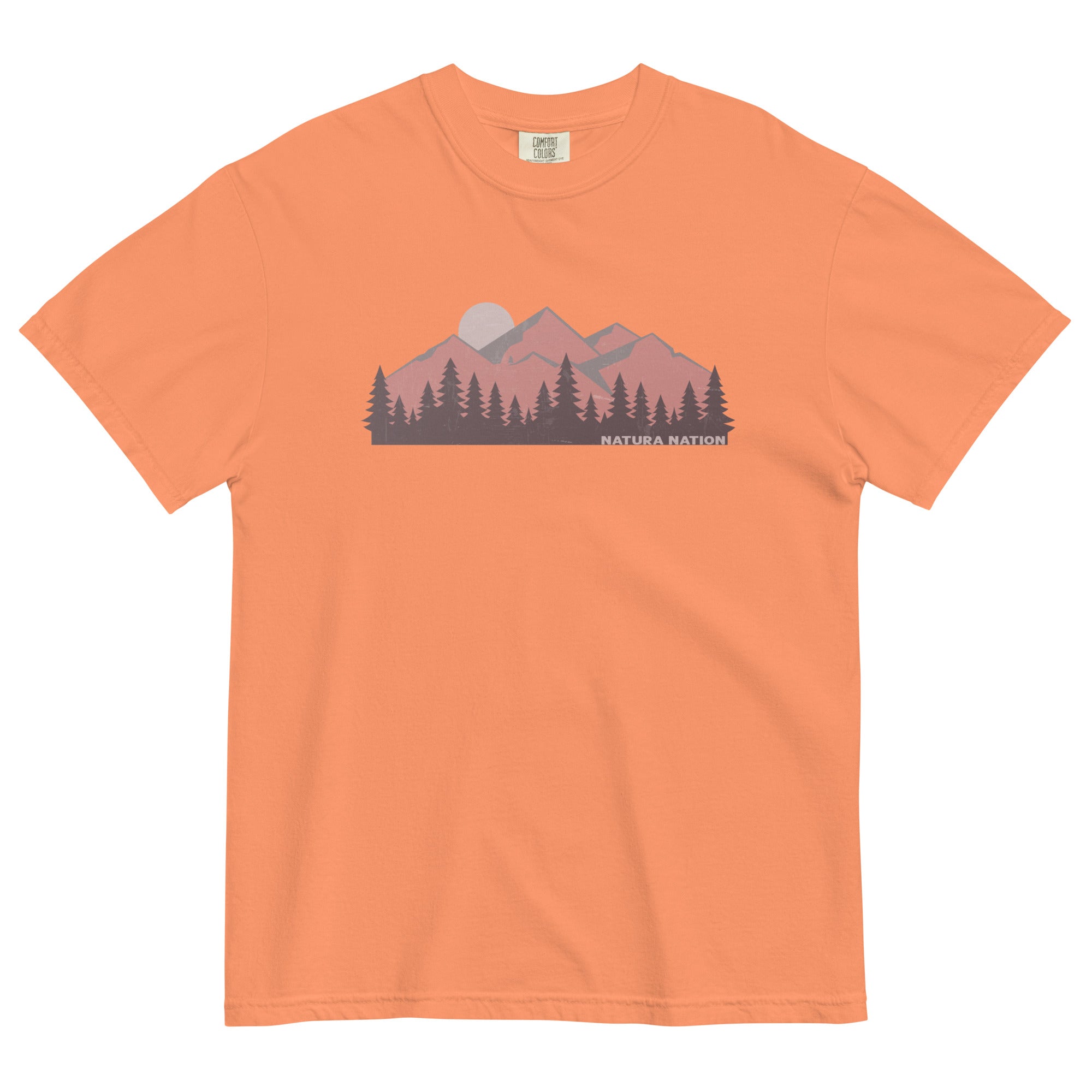 Majestic Mountain Peaks Heavyweight T-Shirt