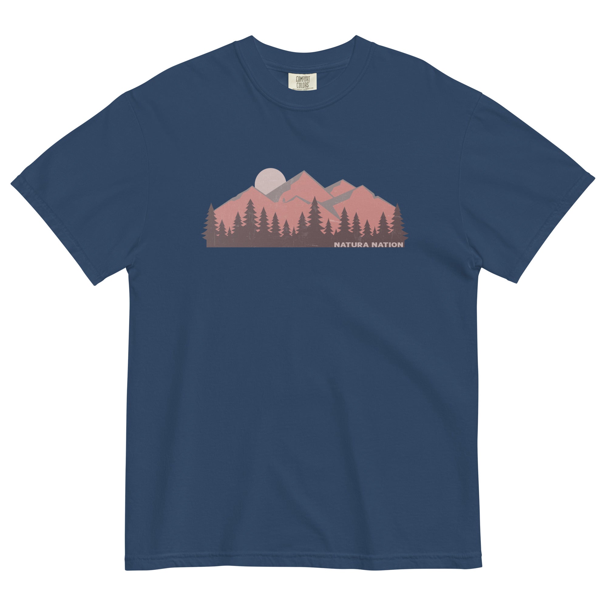 Majestic Mountain Peaks Heavyweight T-Shirt