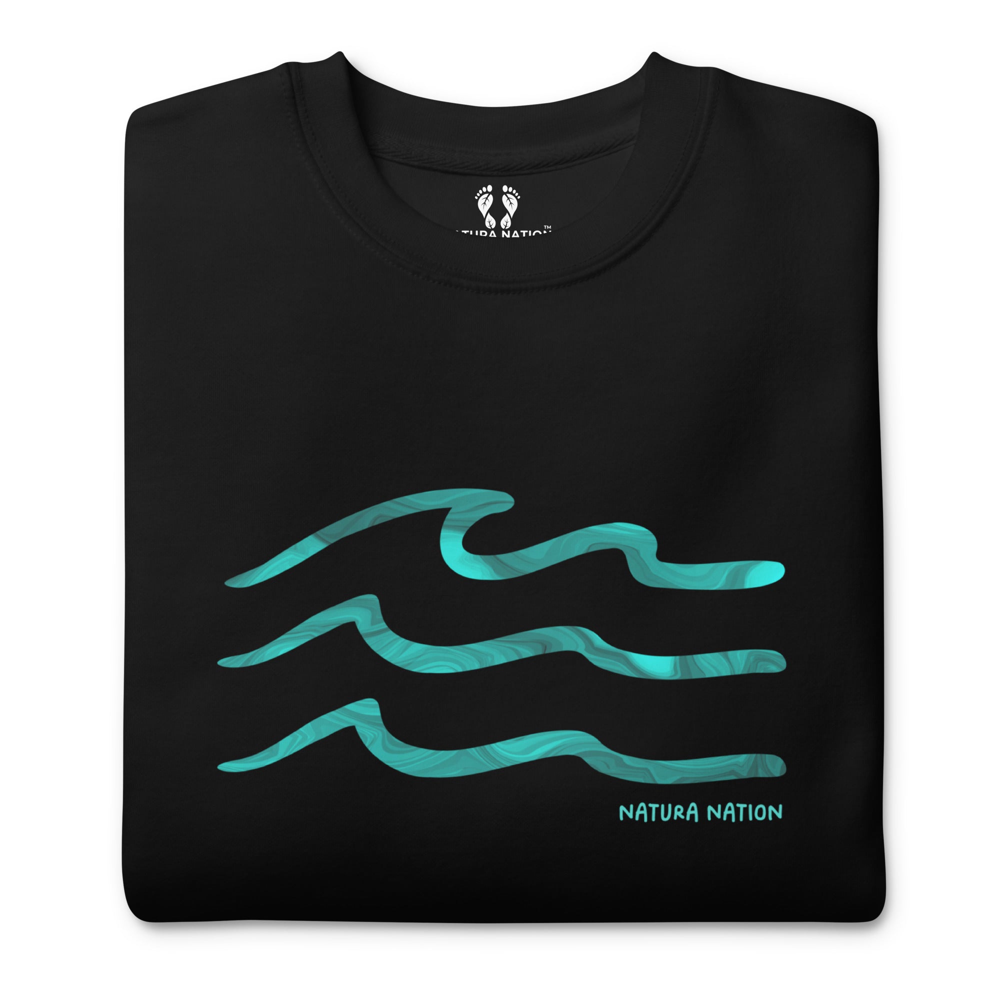 Serenity Waves Crew Sweatshirt