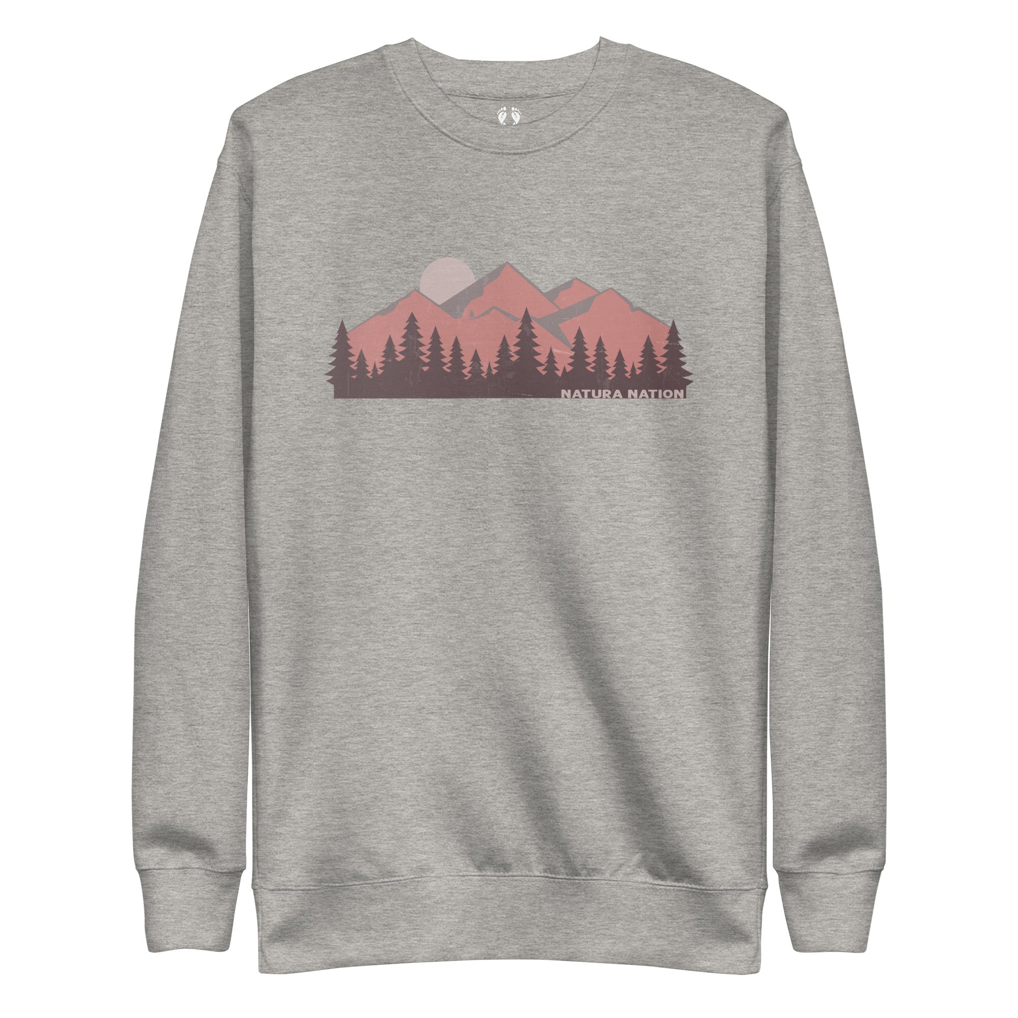 Majestic Mountain Peaks Crew Sweatshirt