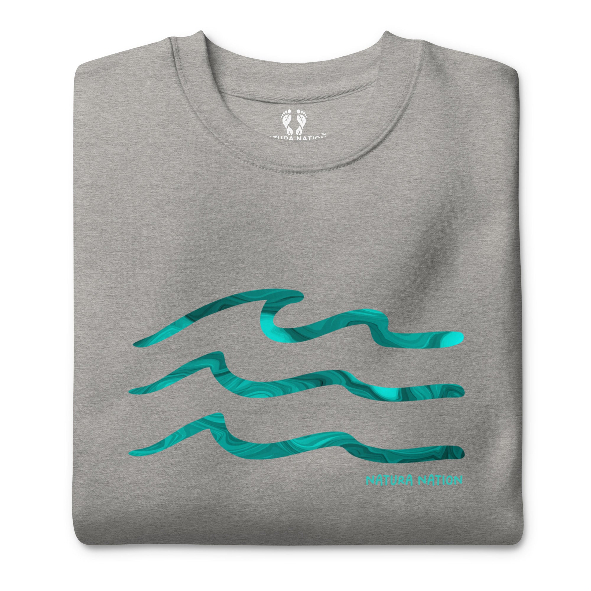 Serenity Waves Crew Sweatshirt