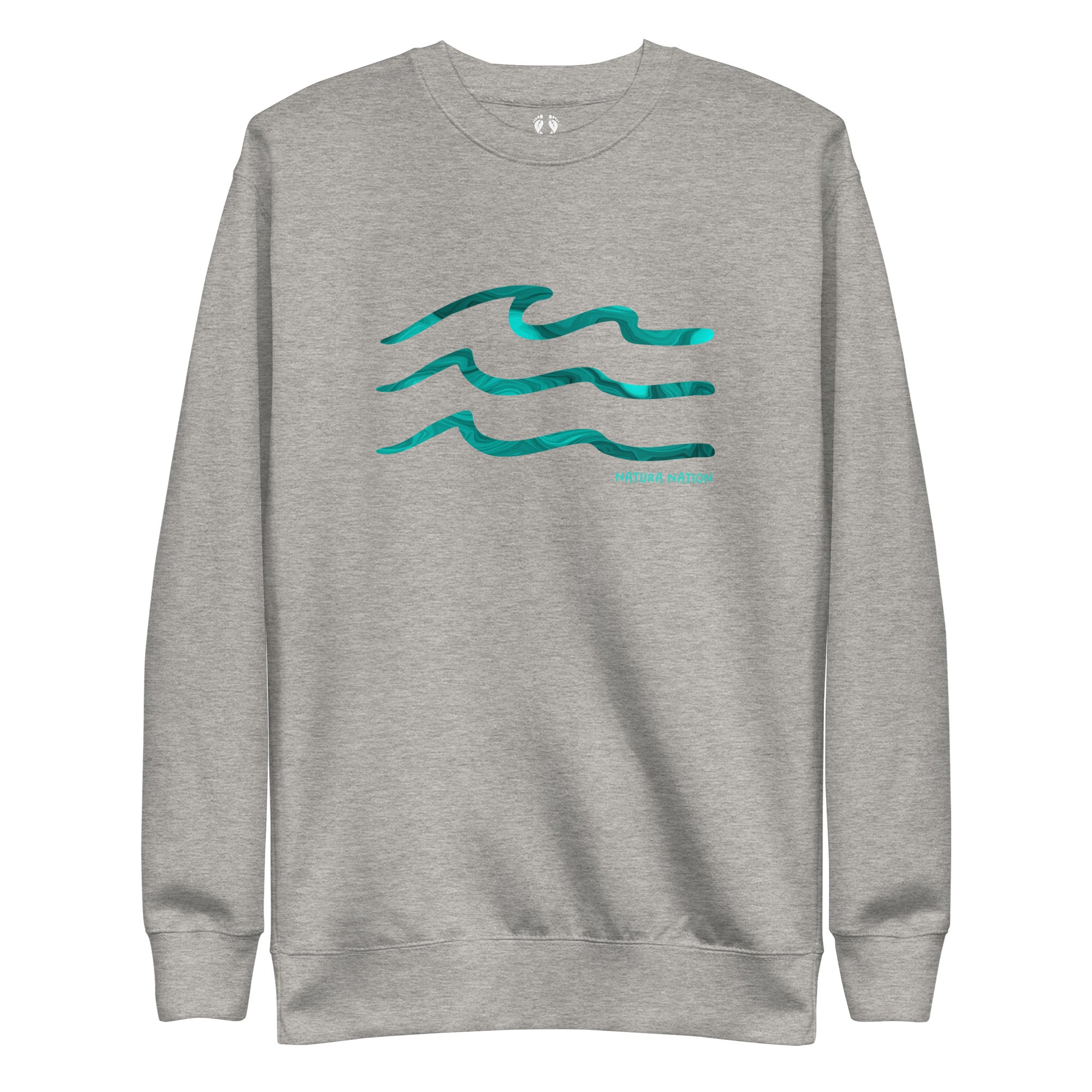 Serenity Waves Crew Sweatshirt