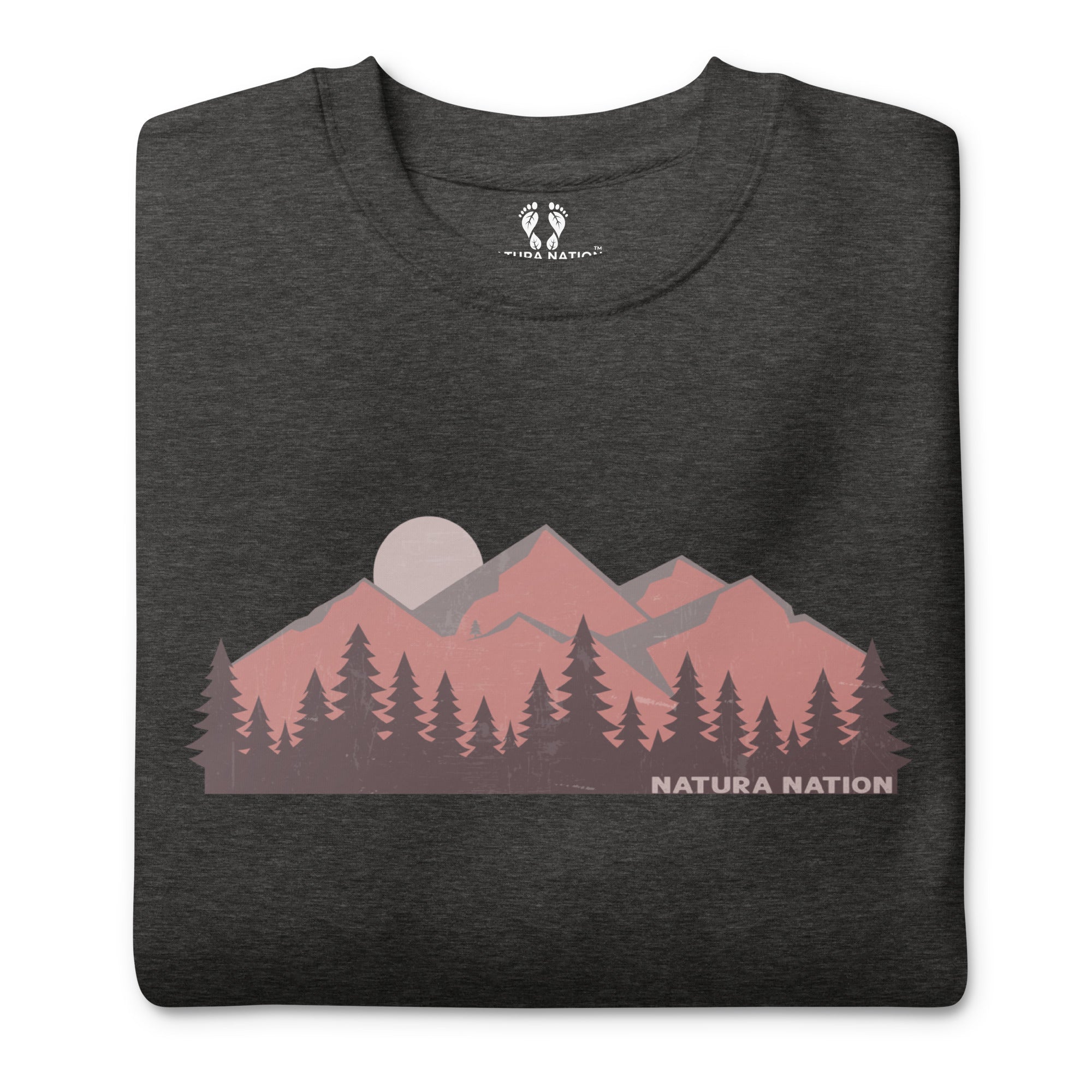 Majestic Mountain Peaks Crew Sweatshirt