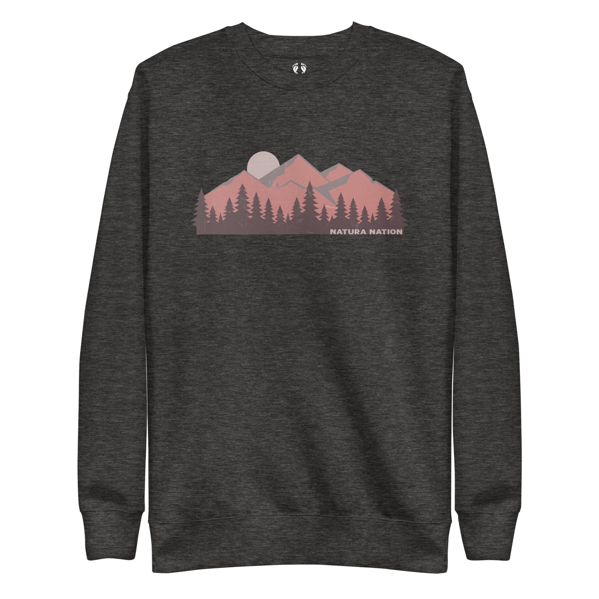 Majestic Mountain Peaks Crew Sweatshirt