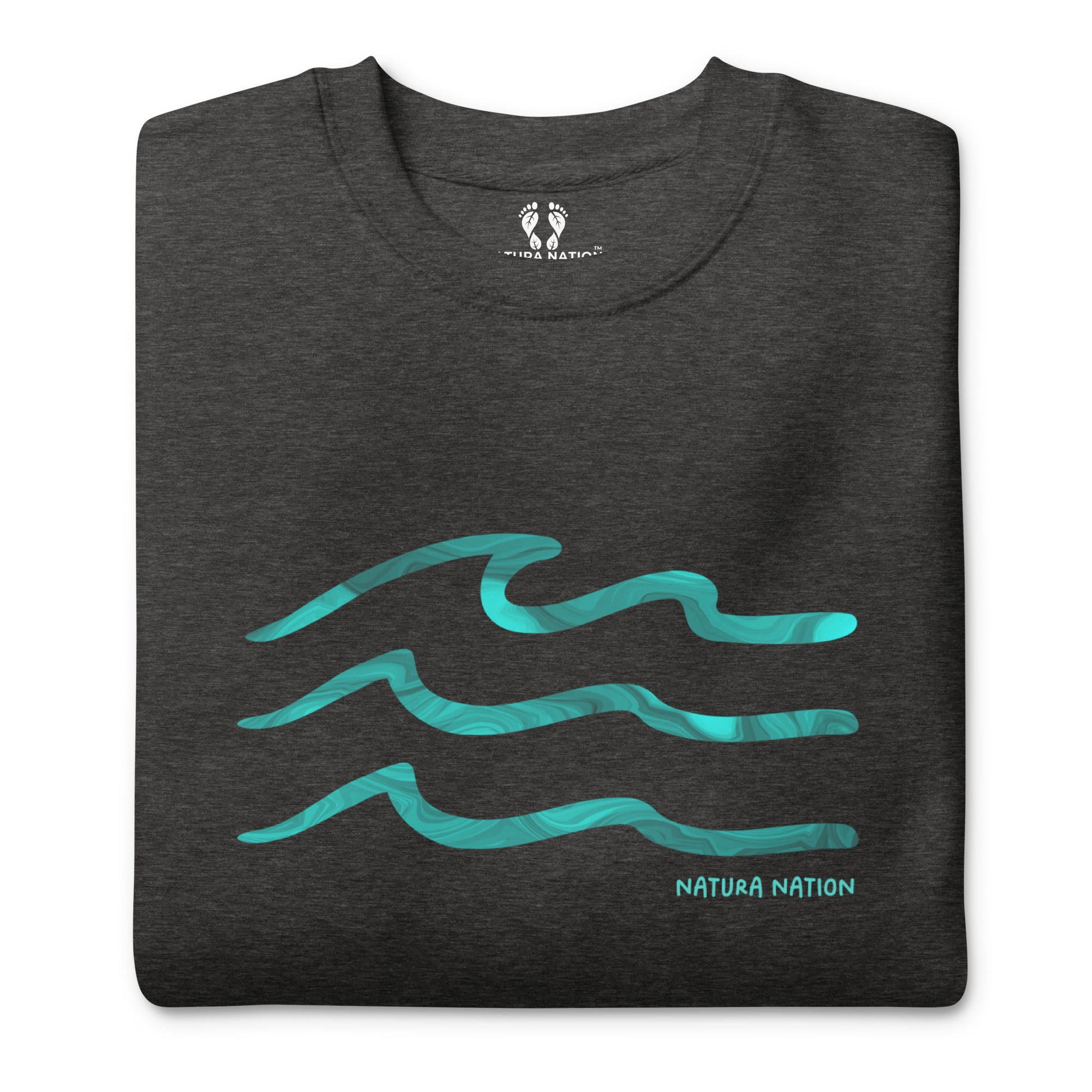 Serenity Waves Crew Sweatshirt