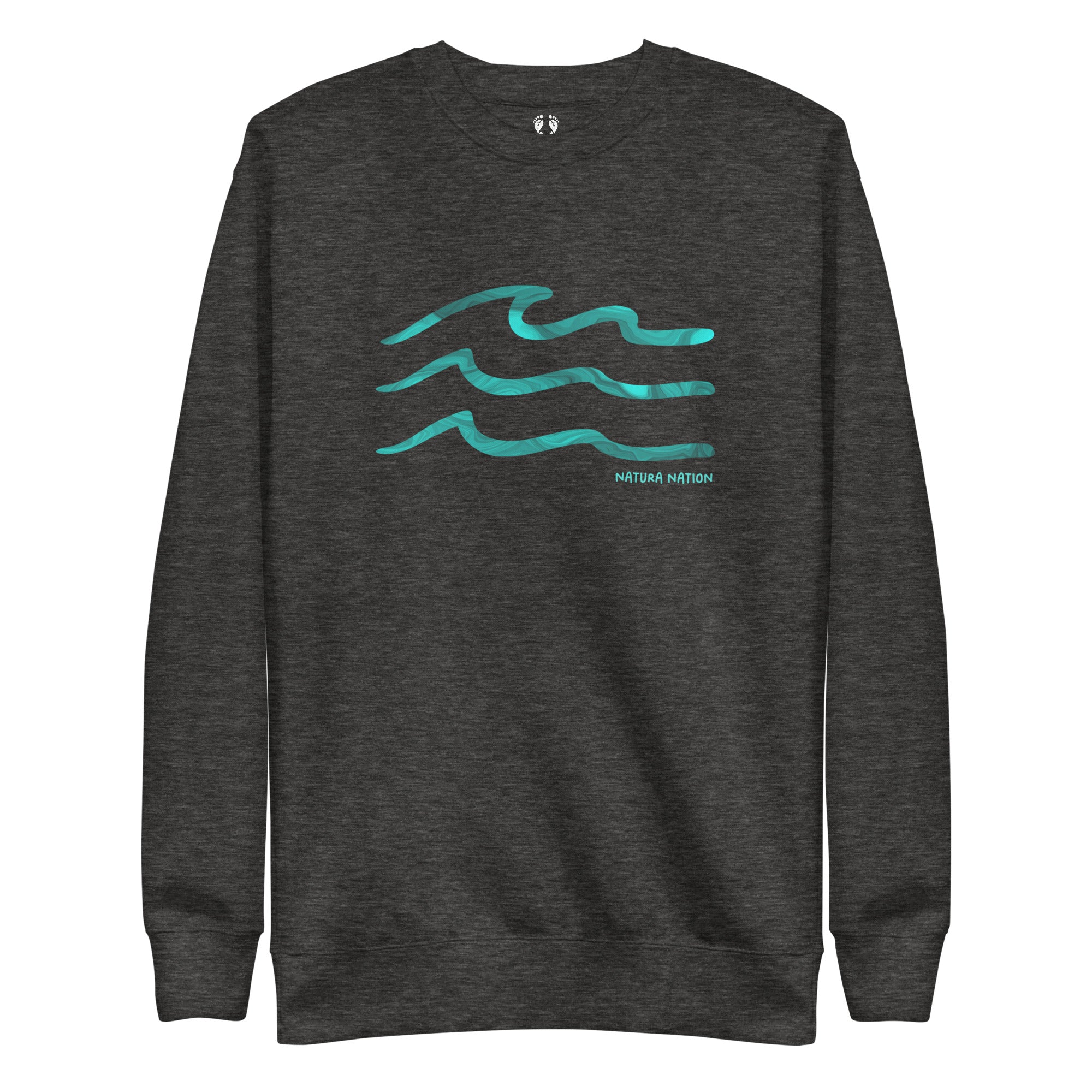 Serenity Waves Crew Sweatshirt