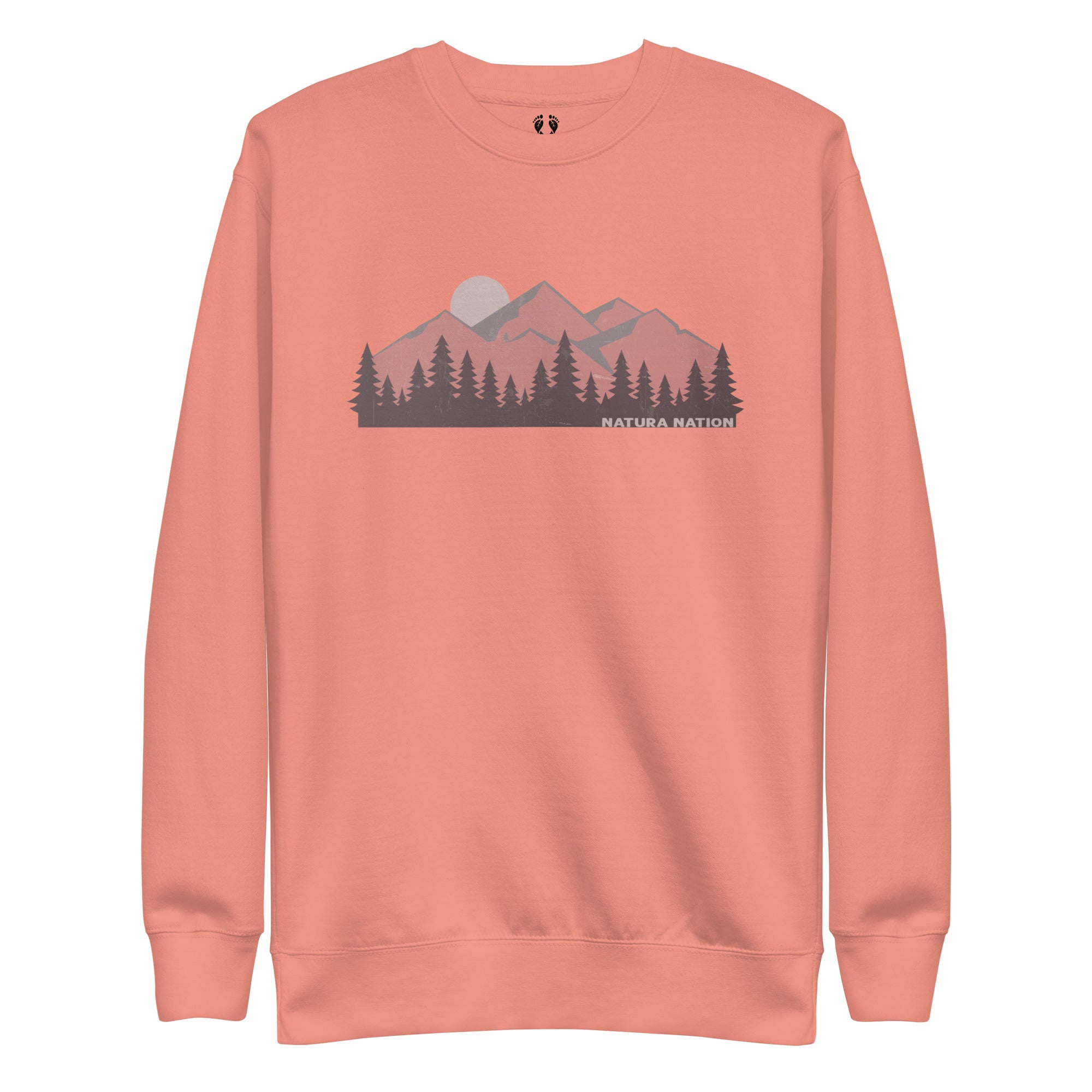 Majestic Mountain Peaks Crew Sweatshirt