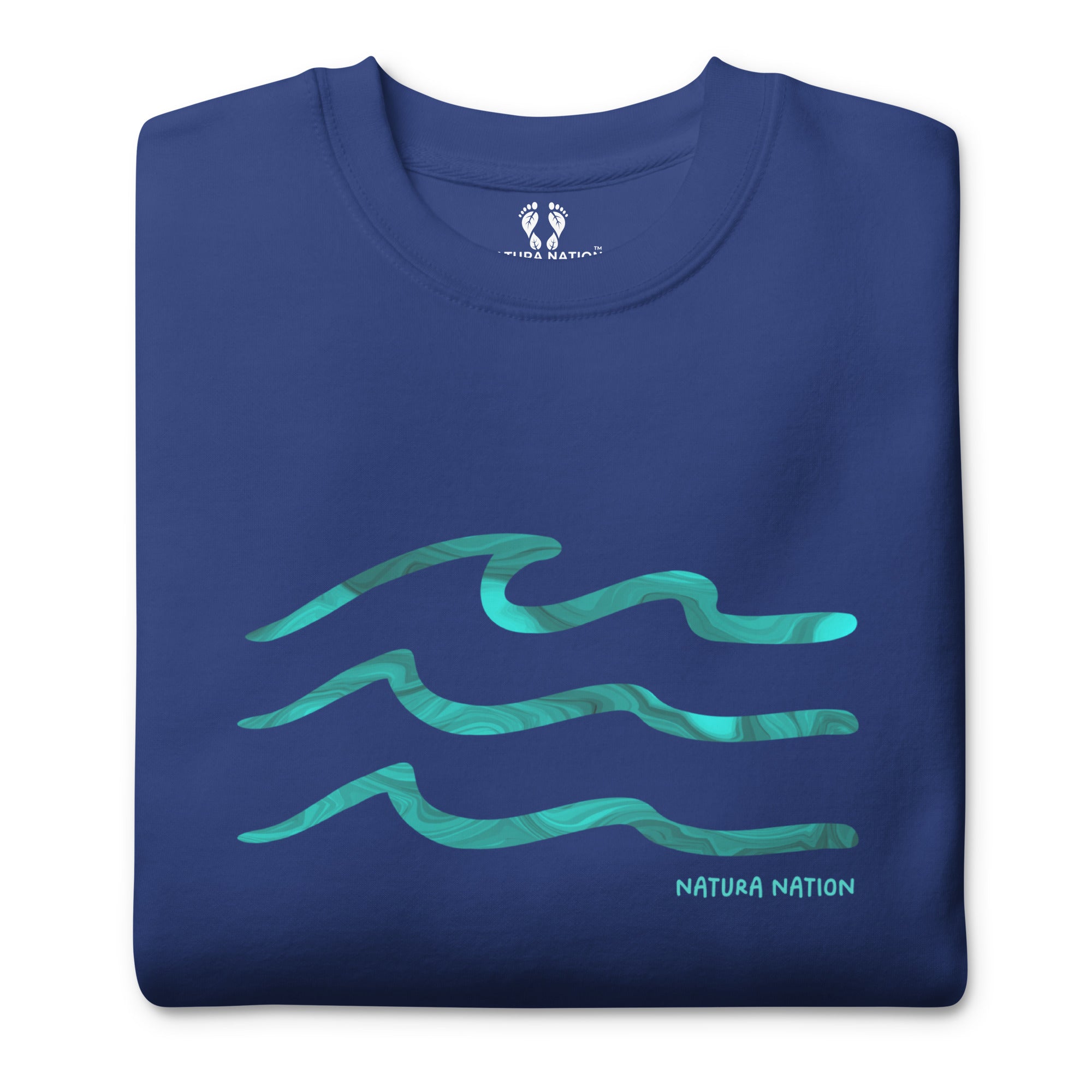 Serenity Waves Crew Sweatshirt