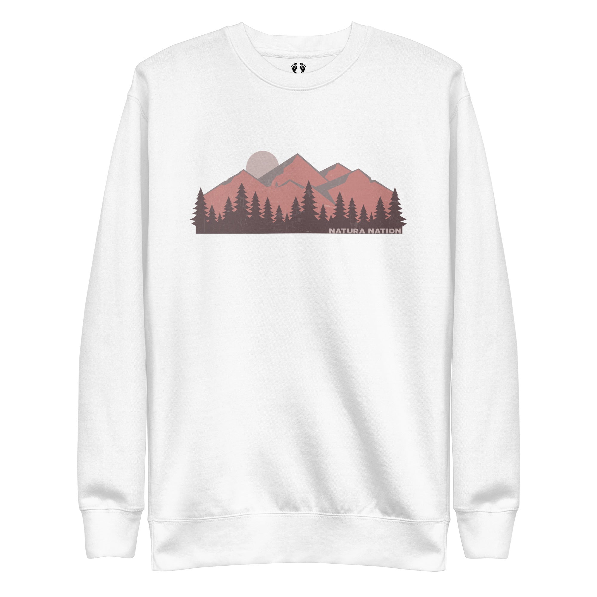 Majestic Mountain Peaks Crew Sweatshirt